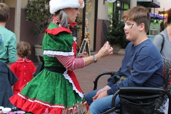 Dallas Face Painting Service for Christmas Event